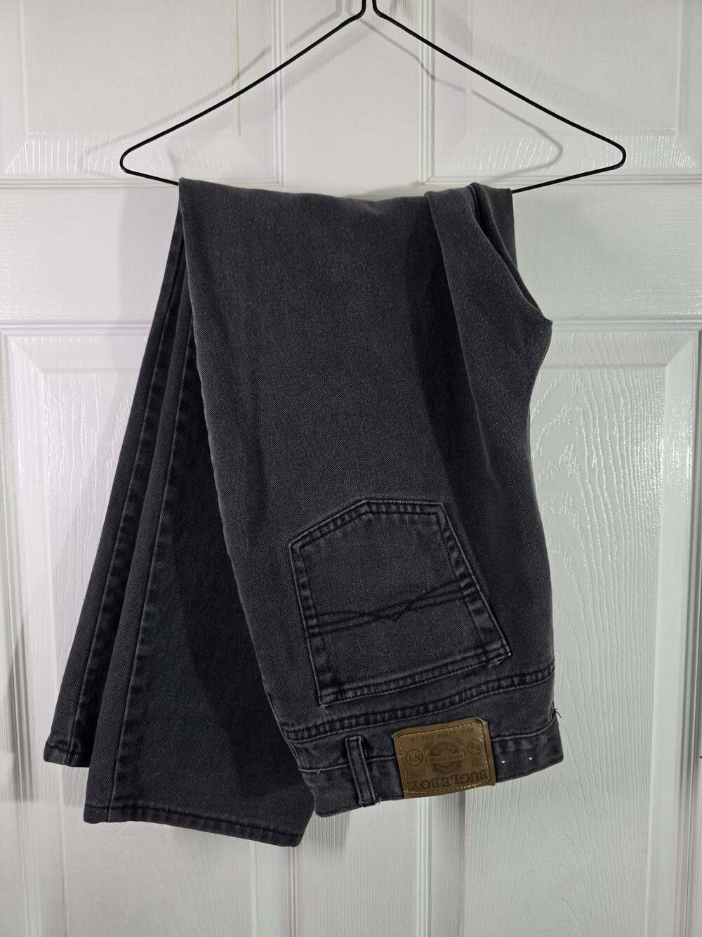 Bugle Boy Vintage 705 Black Denim Jeans Size 36x30